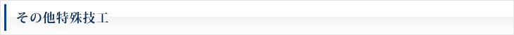 その他特殊技工